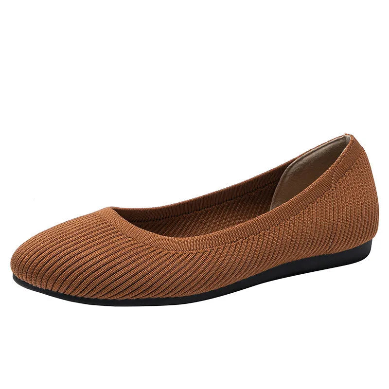 Flat Shoes Female Fashion Trend Round Head - Bellarte Enchanté Flat Shoes Female Fashion Trend Round Head